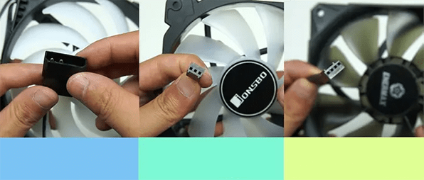 2 pin vs 3 pin vs 4 pin fan connectors